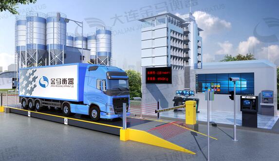  拉式混凝土結(jié)構(gòu)電子地磅簡介